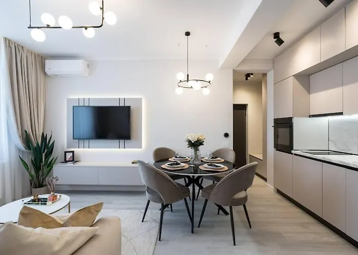Daire Stylish 2br Vilacrosse Passage - Netflix Bükreş
